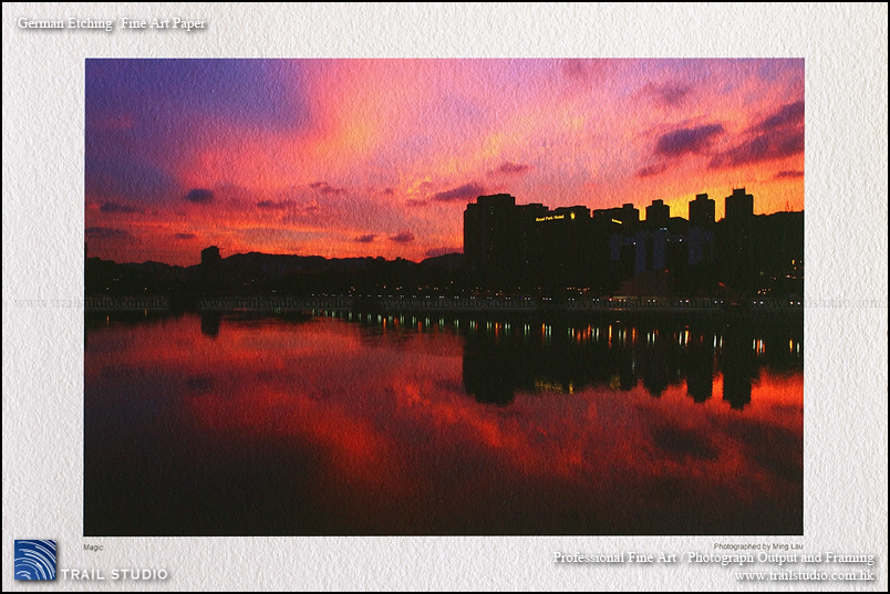 Photo on German Etching Fine Art Paper