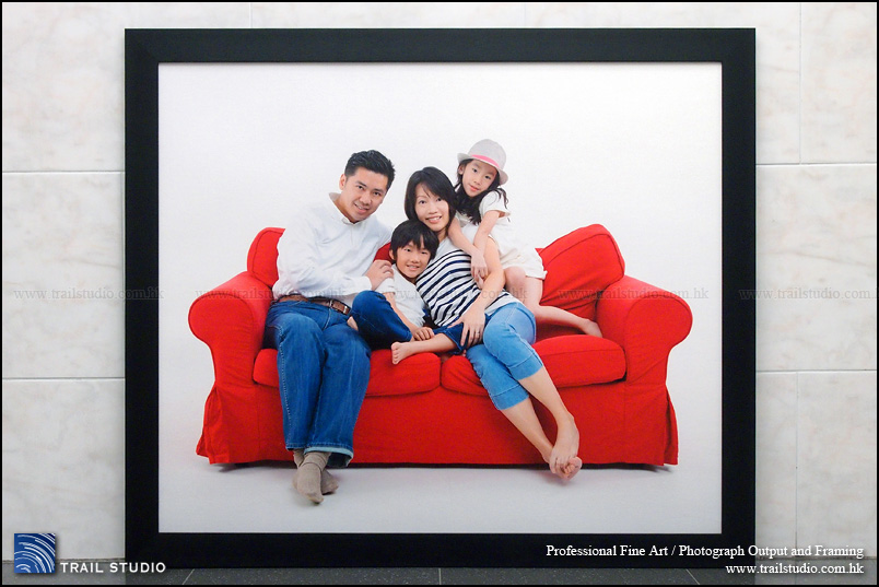 Framed canvas photo