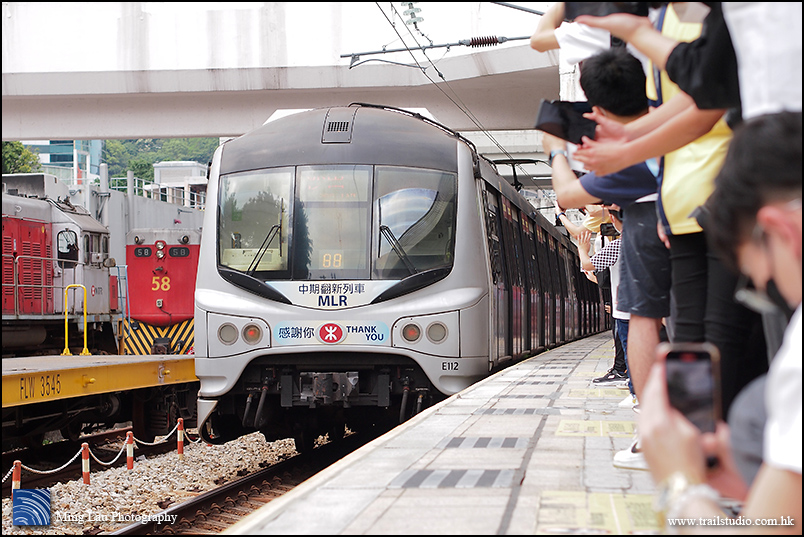 最後一班烏蠅頭離開沙田站1號月台駛回何東樓車廠